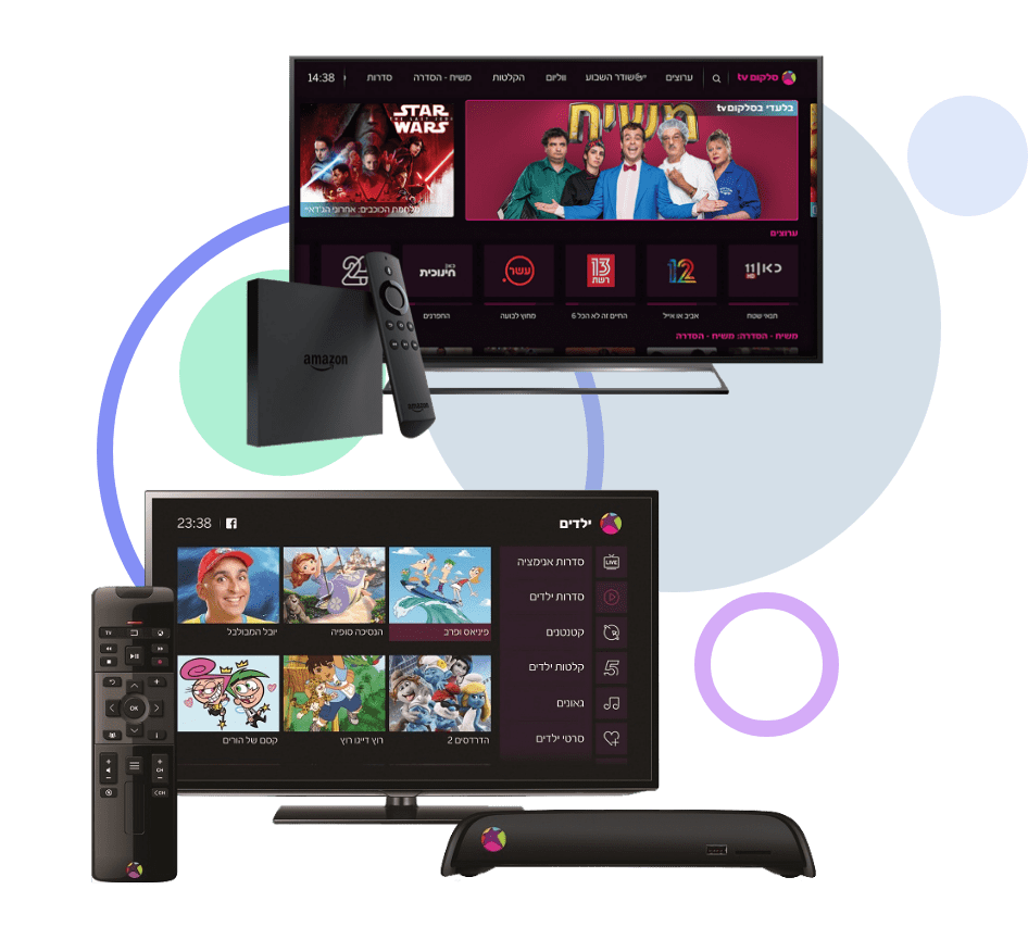 Cellcom tv - screens